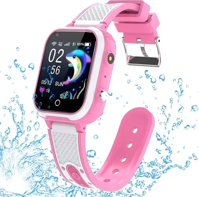 Produktbild von Welikera Kinder uhr mit GPS,Telefon,SOS,Spiel,Kamera,Wecker,Klassenmodus,IP68 Smartwatch