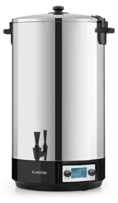 Image de Stérilisateur de bocaux électrique - Klarstein KonfiStar 60 Digital - 60 litres - robinet - 100°C