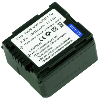 Immagine prodotto di Batteria TRX Panasonic VW-VBG130 - 1300 mAh