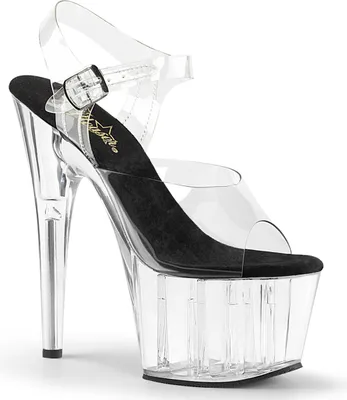 Produktbild von Pleaser | High Heels - Adore-708 - Transparent - EU 38 - 17 cm Absatz - Elegant - Perfekt für Partys