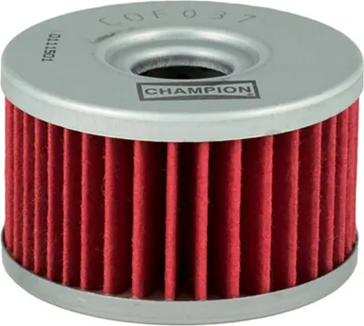 Produktbild von Champion Parts Cof037 Suzuki Dr 500-600-650-800cc Ölfilter Silber  Silber One Size