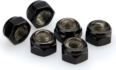 Produktbild von PUIG 0832N Muttern aus Anodisierten Aluminium  passend fuer UNIVERSAL UNIVERSAL Schwarz