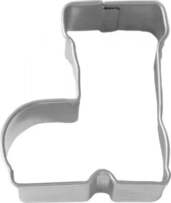 Imagen del producto de Molde para galletas Birkmann, forma de bota mini, acero inoxidable, 4 cm, referencia 193338