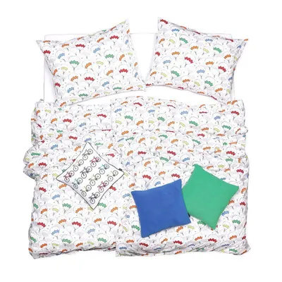 Obrázek produktu pro SCANquilt povlečení KLASIK balóny bílobarevná 100% bavlna 140 x 200/70 x 90 cm