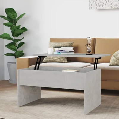 A modern living room with a couch and a coffee table.