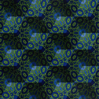 Immagine prodotto di Tessuto di velluto reale in poliestere per cucire - Motivo di decorazione geometrica 5