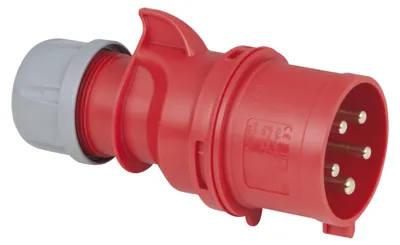 Obrázok produktu pre Zástrčka, typ CEE 32 A, 400 V, 5-kolíková, samica