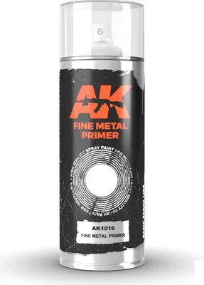 Produktbild von AK Interactive AK1016 - Fine Metal Primer - Spray 150ml - Neu