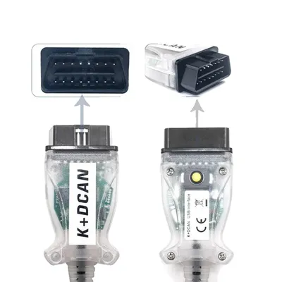 Produktbild von OBD-II-Diagnosekabel, FTDI-Chip, kompatibel mit Luxusautomobilen, Neu Weiß