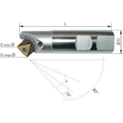 Produktbild von Fasenfräser 10-80 Grad D 25mm Z 1