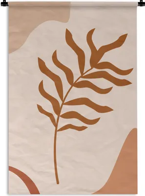 Produktbild von MuchoWow® Wandteppich Wandbehang Sommer - Pflanze - Pastell 60x90 cm Tapisserie Dekoration Wandtuch - Foto-Teppich - Abwaschbar
