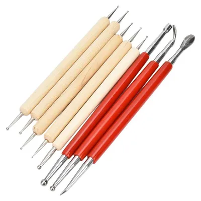 8-teiliges Leder-Werkzeug-Set, Edelstahl, für DIY-Projekte