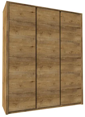 Productafbeelding van Kledingkast Montana, multifunctionele kast, 166 cm, eikenhout Lefkas, zonder handgrepen