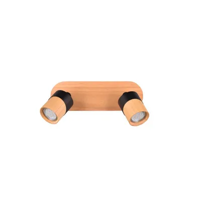 Obrázek produktu pro Bodové osvětlení TRIO TR 801100232 Aruni GU10 2x10W černé/imitace dřeva