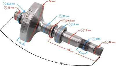 Produktbild von Auswuchtwelle für Blade 125 Motorrad