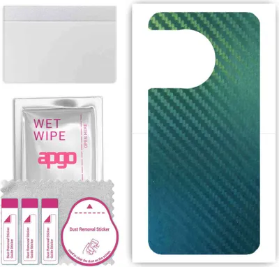 Produktbild von apgo Rückseite Schutzfolie, Skin, kompatibel mit OnePlus Ace 2 Pro, Hinten Displayschutzfolie aus Vinylfolie, kratzfest, einfache Montage - Kohlenstoff-Chamäleon CAKA1