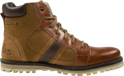 Produktbild von Nebulus Leder Winterstiefel WALKER Herren mit Wolle, warme Stiefel mit Wolle , Lederstiefel , P1015 - Herren, braun, 43