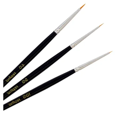 Produktbild von Toray Künstlerpinsel Set - sehr dünn - feine Pinsel - Größen 10/0, 5/0, 4/0