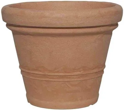 Produktbild von Famanu Terracotta Pflanztopf Amalia - rund, Ø 40 x 32 cm aus Kunststoff