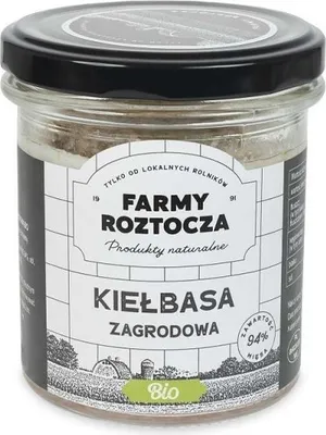 Produktbild von -BAUERNWURST 250 g (GLAS) - BAUERNHOF ROZTOCZA