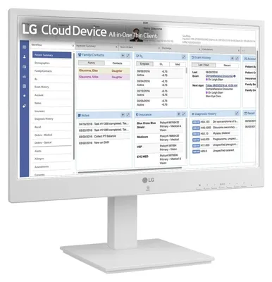 Produktbild von LG 24CR671N-2P.AEU, 60,5 cm (23.8"), Full HD, Intel® Pentium®, 8 GB, 256 GB, Weiß