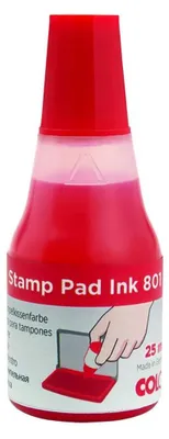 Image de COLOP encre "801" pour tampon encreur 25 ml rouge