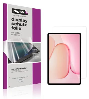 Produktbild von 2x Schutzfolie für Honor Pad 20 klar Displayschutzfolie Folie Display Schutz dipos