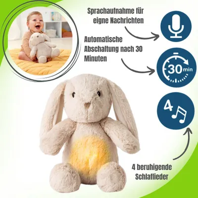 Produktbild von Cloud b®Love Light Buddies - Billy Bunny™ Nachtlicht mit Melodie, Hase, 0m+
