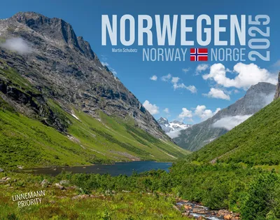 Produktbild von Norwegen 2025 Großformat-Kalender 58 x 45,5 cm