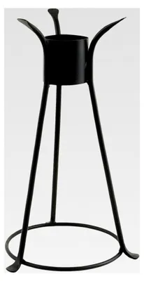 Produktbild von Glaskugelständer, 35,56 cm - Schwarz