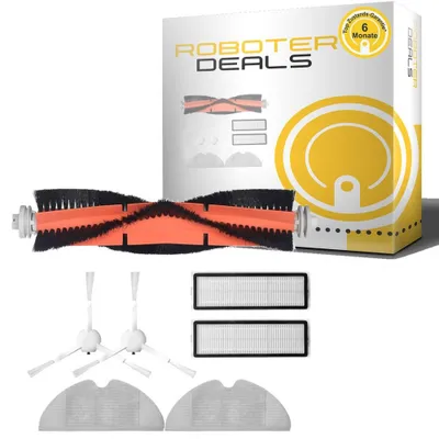 Obrázok produktu pre Sada príslušenstva, náhradné diely pre roboty Dreame F9, Dreame D9 a Mistral (2x filter, 1x hlavná kefa, 2x utierky, 2x bočné kefy)