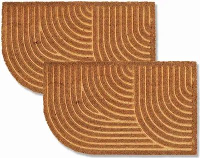 Zdjęcie produktu dla Astra Wycieraczka do wnętrz i na zewnątrz COCO SHAPE ZESTAW 2 SZT. Ecrue 45 x 75 cm