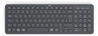 Produktbild von HAMA WK-300 Kabellose Tastatur Schwarz