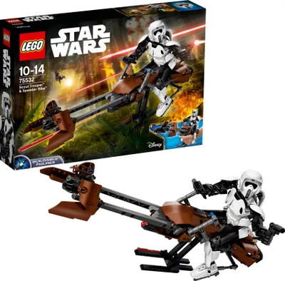 Produktbild von LEGO® Star Wars™ Scout Trooper™ & Speeder Bike™ 75532