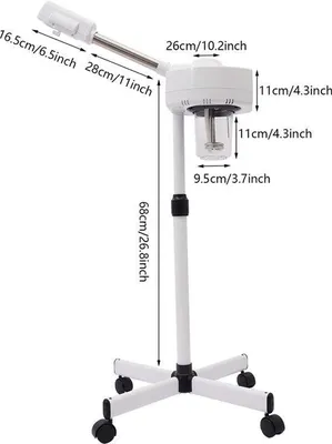 Produktbild von Professionelles Gesichts Dampfgerät - 800 Watt Leistung - Nano-ionische Dampftechnologie - Für die Hautpflege