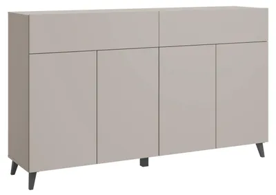 Obrázek produktu pro Široká komoda do obývacího pokoje, 160 cm, barva kašmír, matný povrch
