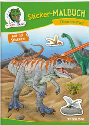 Produktbild von Sticker-Malbuch Dinosaurier