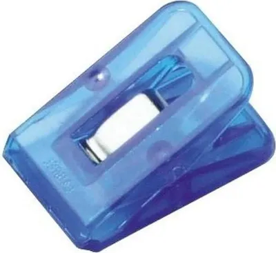 Produktbild von Briefklemmer Multi Clip Signal 1 25x43mm VE=4 Stück kristallblau