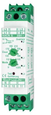 Produktbild von Schalk Steuerungstechnik Netz-UEberwachungsrelais NKR 5 mit Drehfeld 3x230/400VAC