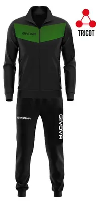 Produktbild von Sportset Givova Visa Triacetato Schwarz/Grün - M