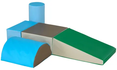 Produktbild von HOMCOM Bausteinset 5er-Set Schaumstoff Bausteine für 1-3 Jahre alt Kinder