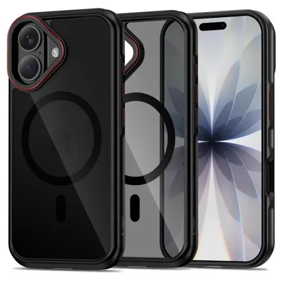 Obrázek produktu pro Pouzdro Tech-Protect MagHybrid MagSafe pro iPhone 17 - černé a červené
