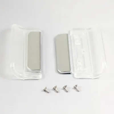Produktbild von Griff für Fara 4 Faltttür transparent/chrom 2 Stück