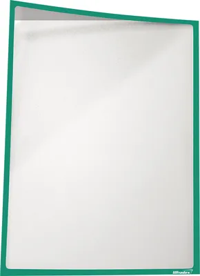 Produktbild von Ultradex Infotasche 889001 DIN A4 magnetisch grün 5 St./Pack