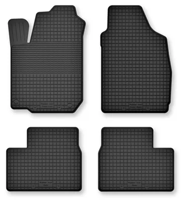 Produktbild von Gummi-Fußmatten für Daihatsu Trevis 2006-2009 (Schrägheck) – 4-tlg, Schwarz, Semi-Universal, angepasst – Wielganizator Semi-Universal
