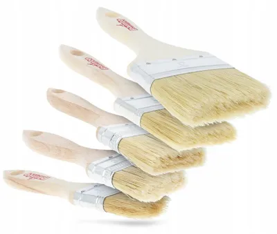 Produktbild von Painto Pinselset Englische Flachpinsel 5 Stück