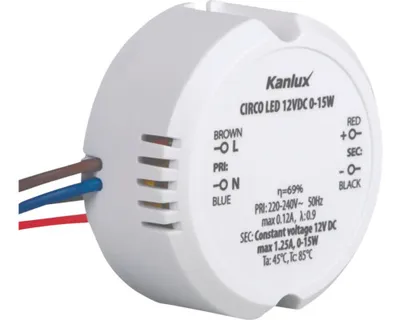 Immagine prodotto di Trasformatore elettrico Kanlux 24243 CIRCO N LED 12V