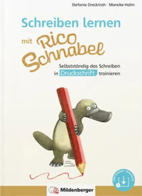 Obrázek produktu pro Schreiben lernen mit Rico Schnabel, Druckschrift