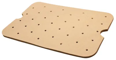Airfryer-Einlagen, 100 Blatt, rechteckig, 29,4 x 19,3 cm, antihaft, bis 232 °C