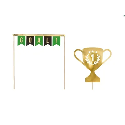 Obrázok produktu pre Zápich na tortu Futbal, 15,5 – 20cm Party Deco